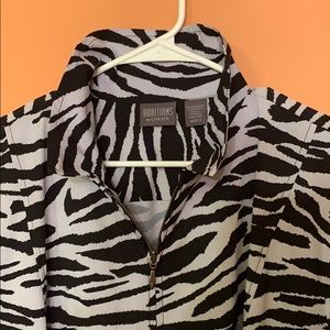 Auditions Dresses - Auditions by Chico’s Zip-up Zebra Print Dress Auditions Dresses - Auditions by Chico’s Zip-up Zebra Print Dress